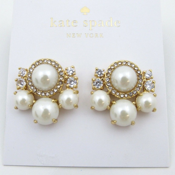 kate spade little gem cluster studs